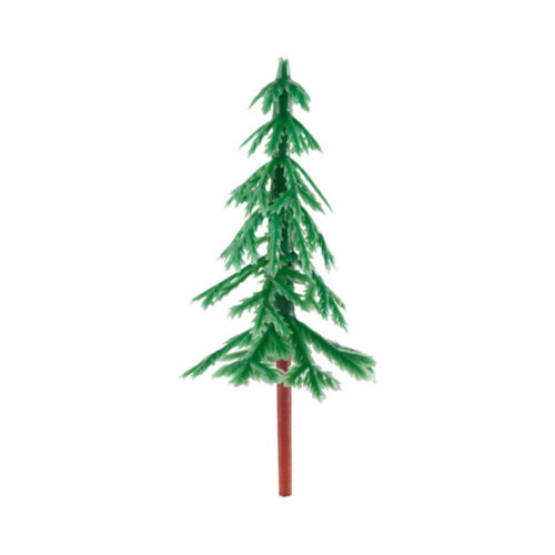 plastic christmas tree cake decoration