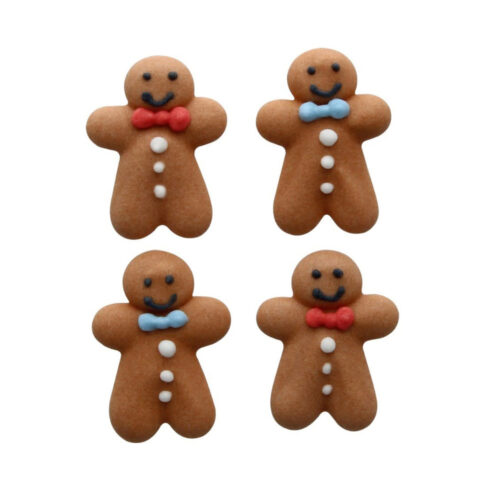 gingerbread men sugar decorations bulk pack