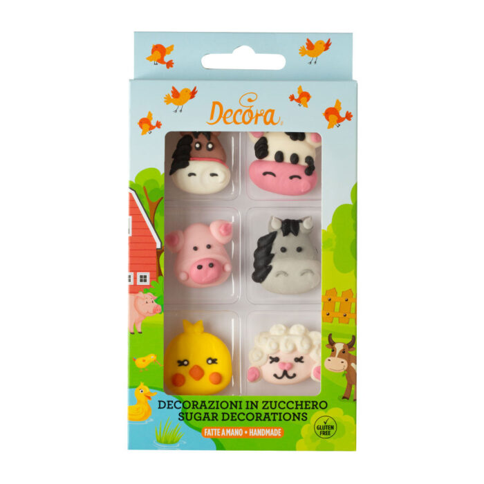 farm animal sugar decorations