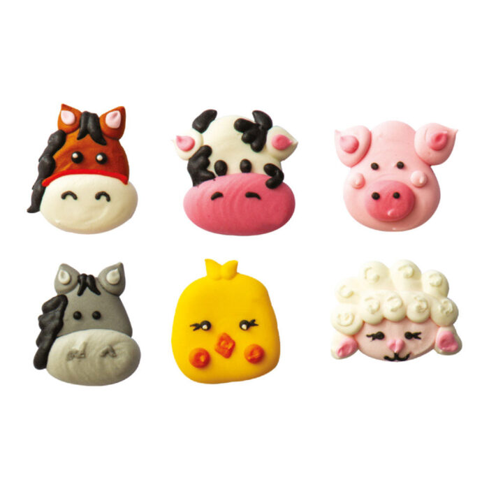 farm animal sugar decorations