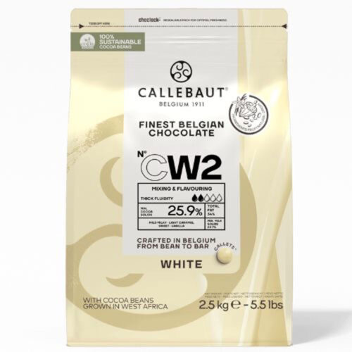 callabaut white chocolate 2.5kg bag