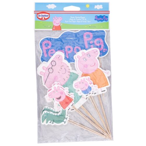 Peppa pig cake toppers