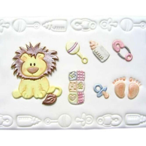 patchwork cutters lion and baby nursery set