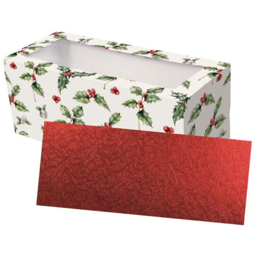 Christmas log board and box combo